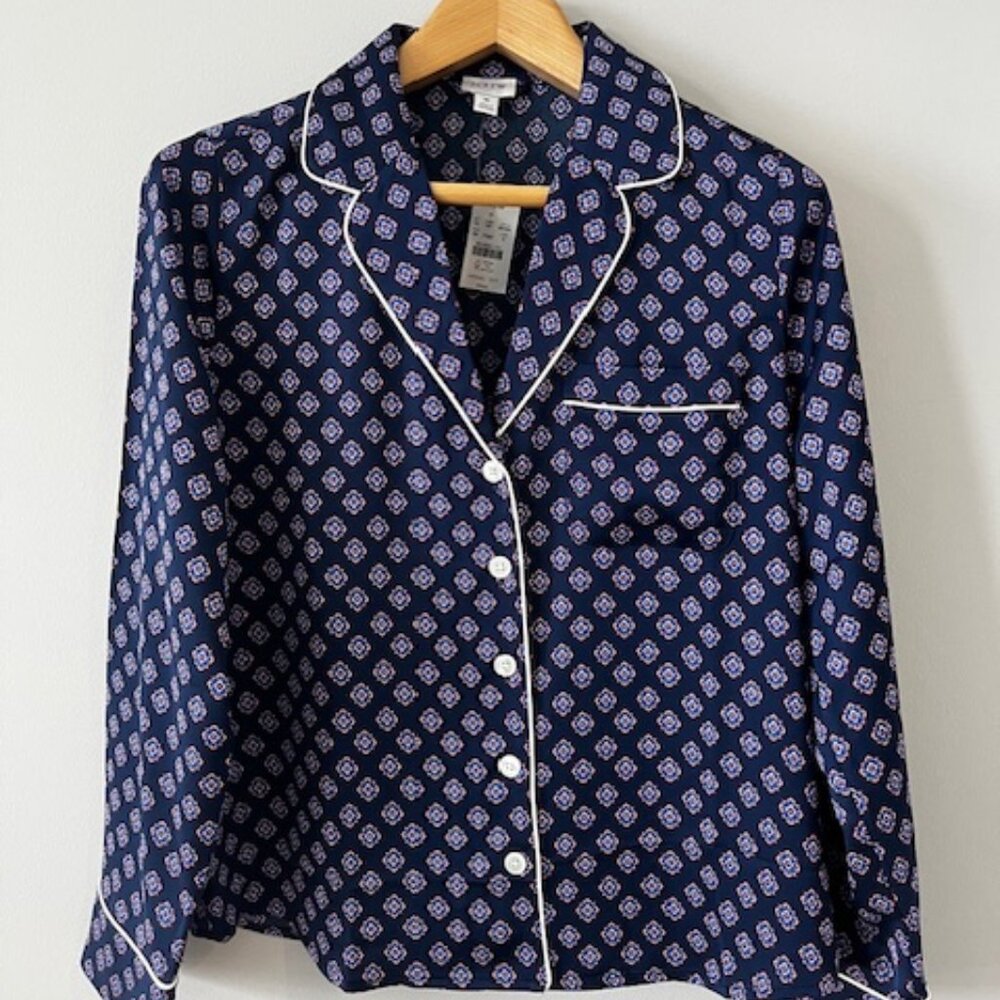 J. Crew "pajama" blouse
